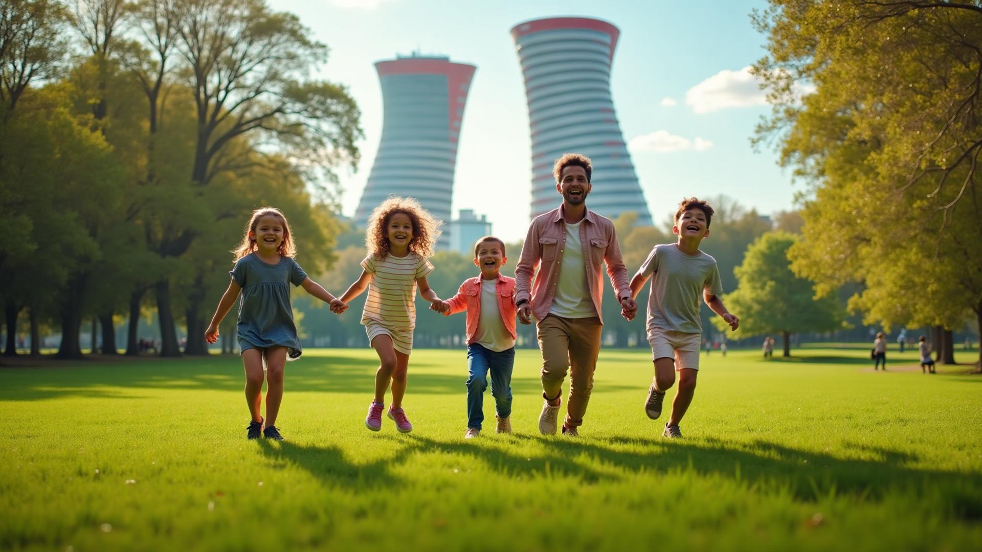 Families enjoying outdoor activities in Dublin